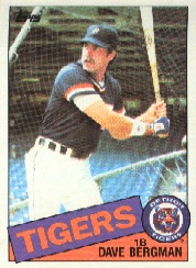 1985 Topps Baseball Cards      368     Dave Bergman